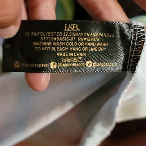 L&B Colorful Hi-Lo Top Size S - Picture 6 of 6